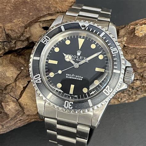 rolex 1965 submariner|vintage rolex submariner no date.